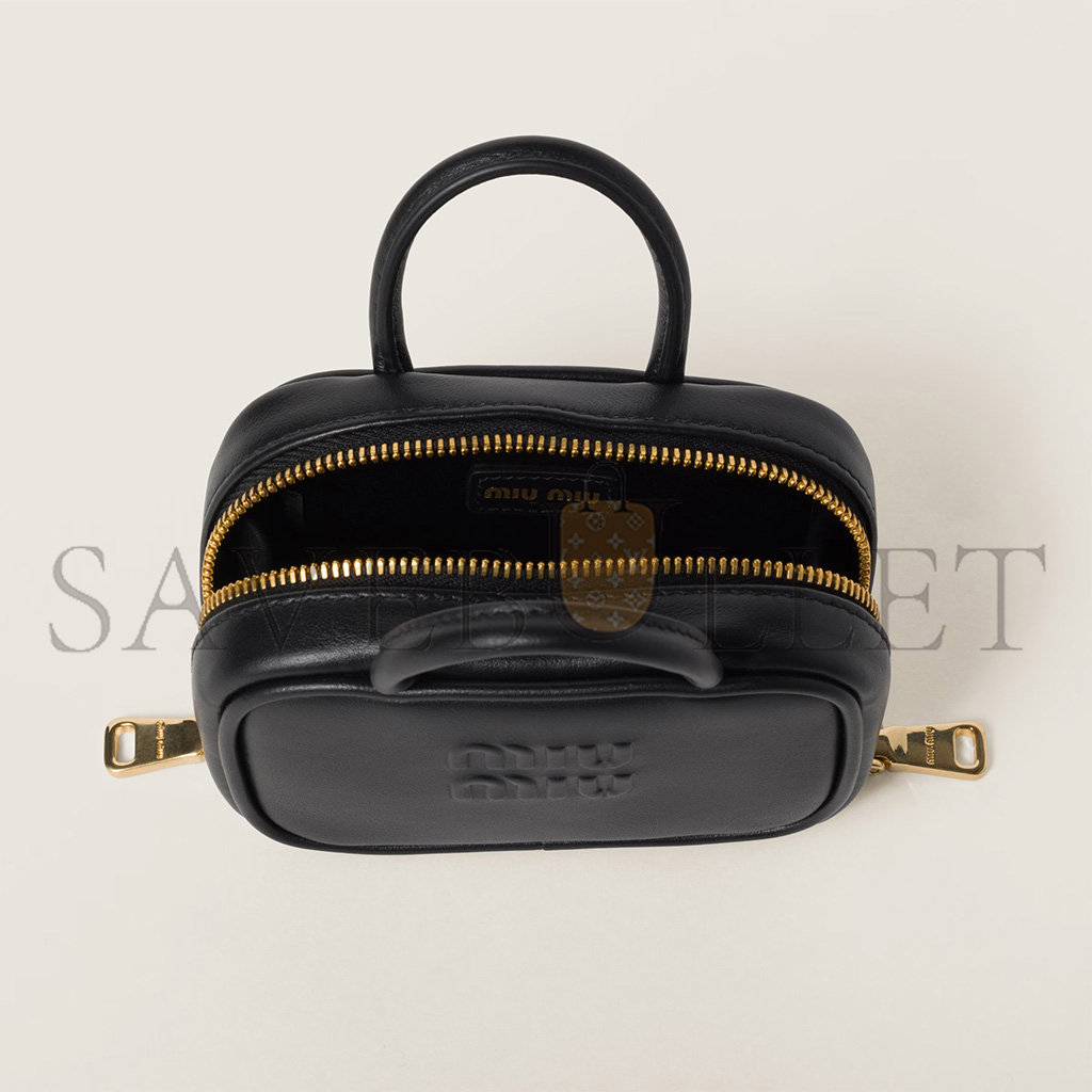 MIUMIU LEATHER MICRO BAG 5NR036 (11*7*4cm) MIUMIU LEATHER MICRO BAG 5NR036 (11*7*4cm)